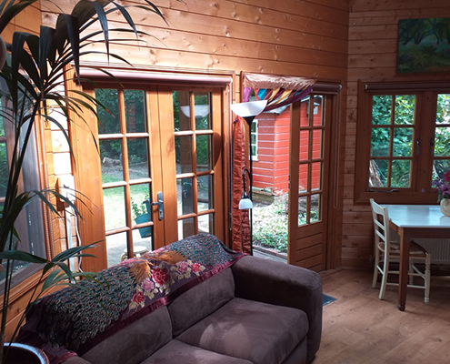 Binnen 3 - Boshuis in het groen De Geheime Tuin in Epe